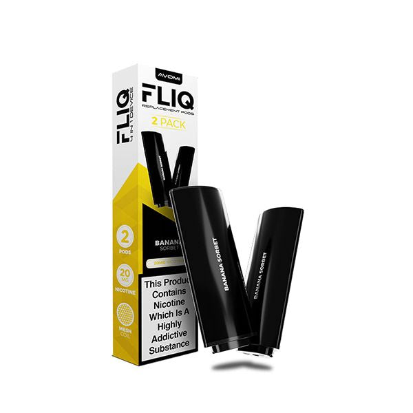 Avomi Fliq Prefilled Replacement Pods | Banana Sorbet | Best4vapes