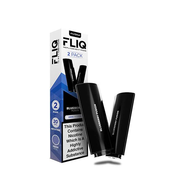 Avomi Fliq Prefilled Replacement Pods | Blueberry Fusion | Best4vapes