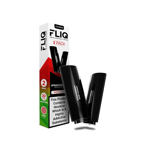 Avomi Fliq Prefilled Replacement Pods | Strawberry Kiwi Guava | Best4vapes