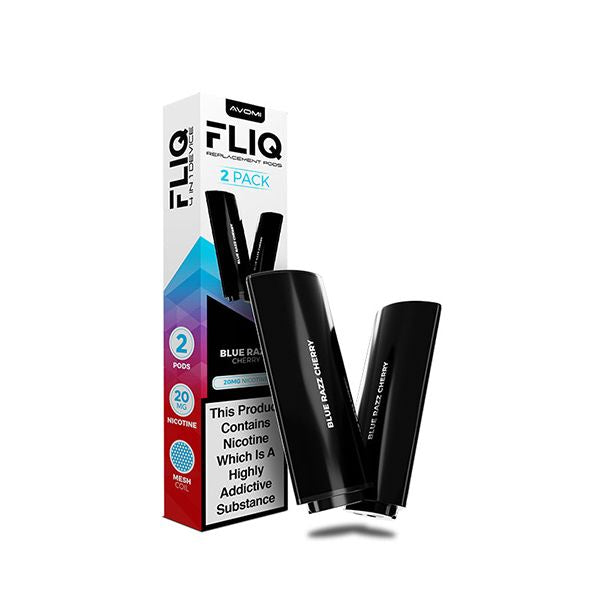 Avomi Fliq Prefilled Replacement Pods | Blue Razz Cherry | Best4vapes