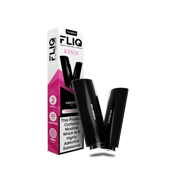 Avomi Fliq Prefilled Replacement Pods | Cherry Ice | Best4vapes