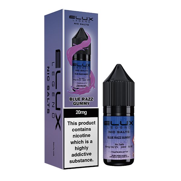 Blue Razz Gummy 10ml Nic Salt E-liquid by Elux Legend | Best4vapes