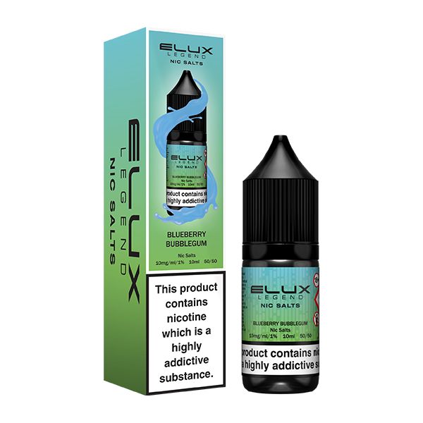 Blueberry Bubblegum 10ml Nic Salt E-liquid by Elux Legend | Best4vapes