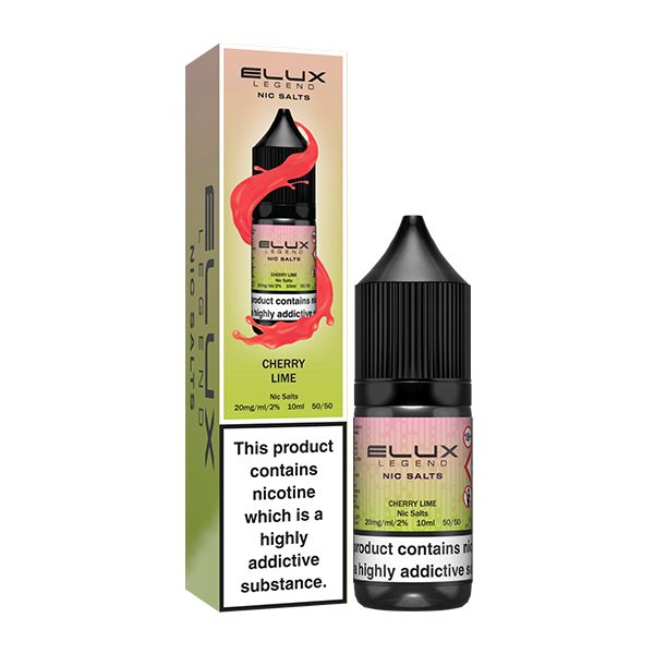 Cherry Lime 10ml Nic Salt E-liquid by Elux Legend | Best4vapes