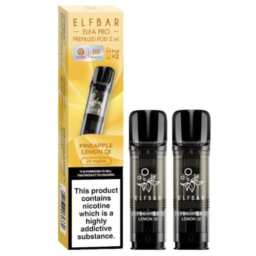 Elf Bar Elfa Pods | Pineapple Lemon Qi | Best4vapes