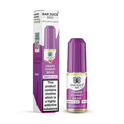 Grape Gummy Bear 10ml Nic Salt E-liquid by Bar Juice 5000 | Best4vapes