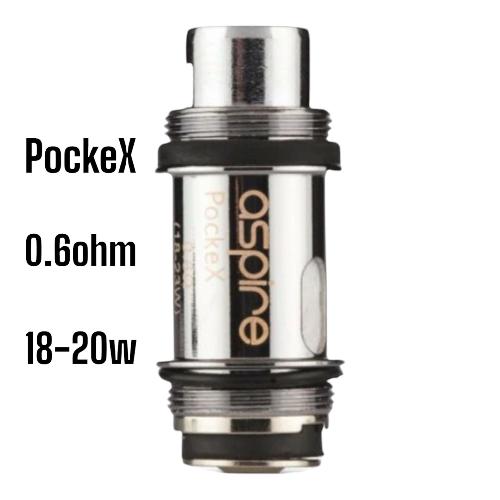 Aspire PockeX Coils | 0.6ohm | Best4vapes