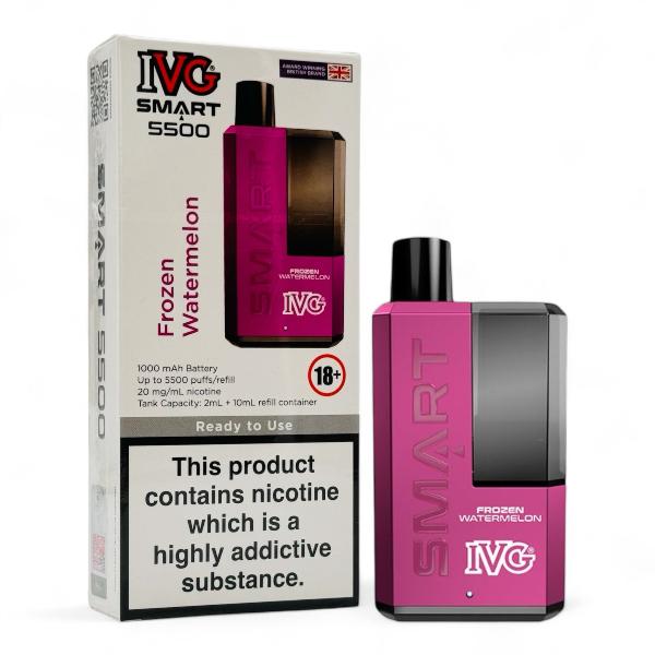 IVG Smart 5500 Disposable Vape Kit | Frozen Watermelon | Best4vapes