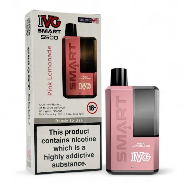 IVG Smart 5500 Disposable Vape Kit | Pink Lemonade | Best4vapes