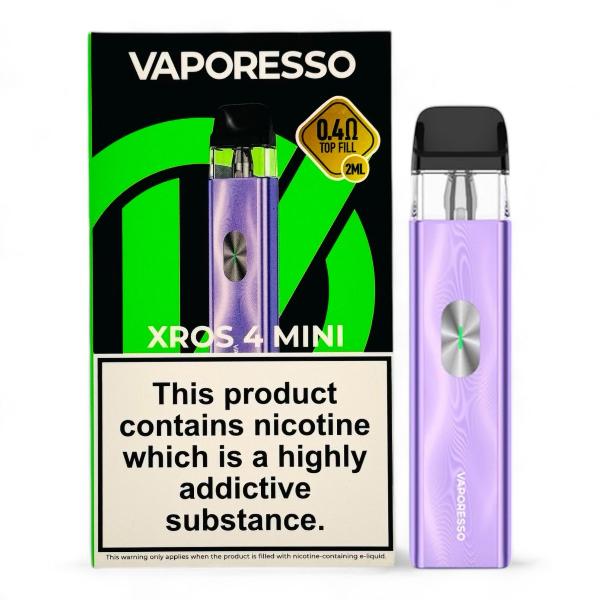 Vaporesso XROS 4 Mini Vape Kit | Ice Purple | Best4vapes