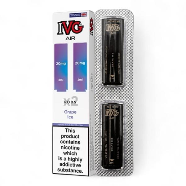 IVG Air Prefilled Replacement Pods | Grape Ice | Best4vapes