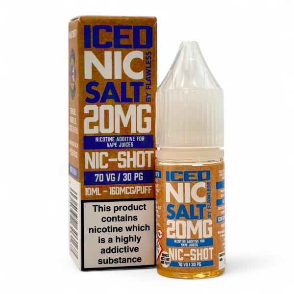 Iced Nic Salt Nic-Shot 20mg Nicotine Shot By Flawless