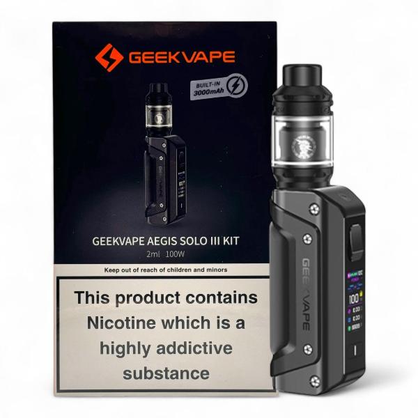 GeekVape Aegis Solo 3 Vape Kit | Black | Best4vapes