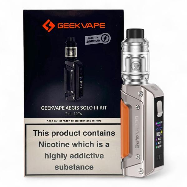 GeekVape Aegis Solo 3 Vape Kit | Titanium Gray | Best4vapes