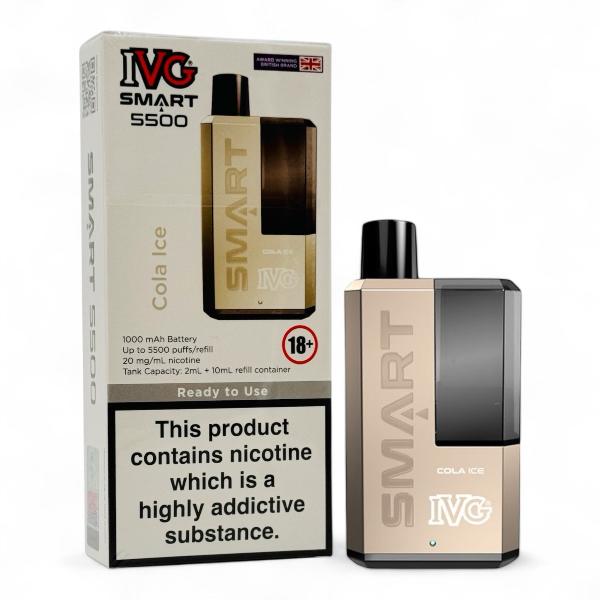 IVG Smart 5500 Disposable Vape Kit | Cola Ice | Best4vapes