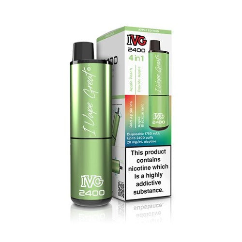 IVG 2400 4 in 1 Disposable Vape Pod Kit | Apple Edition | Best4vapes