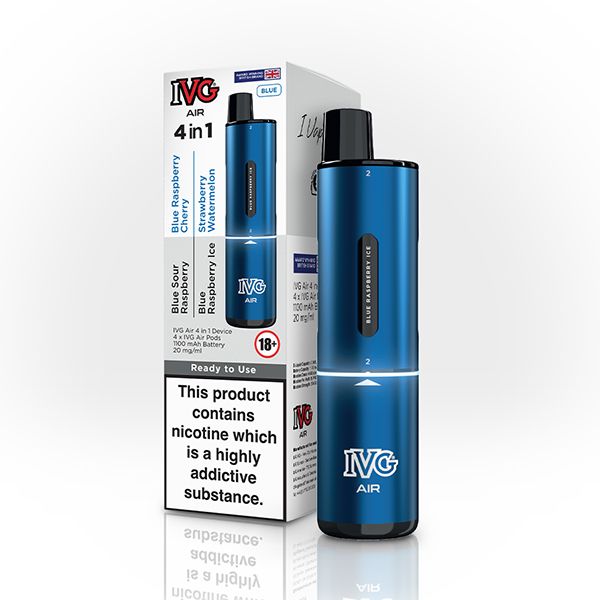 IVG Air 4 in 1 Pod Vape Kit | Blue | Best4vapes