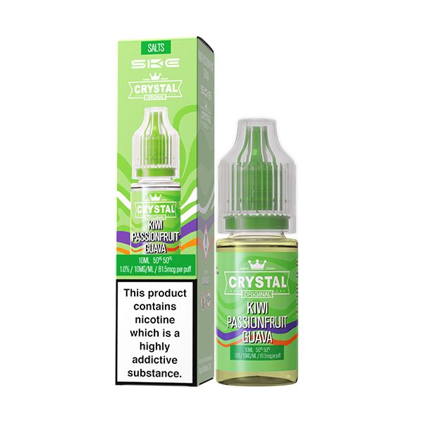 Kiwi Passionfruit Guava 10ml Nic Salt E-liquid by SKE Crystal | Best4vapes