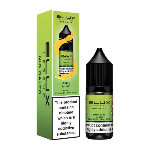 Lemon & Lime 10ml Nic Salt E-liquid by Elux Legend | Best4vapes