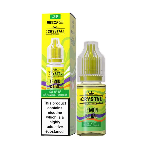 Lemon & Lime 10ml Nic Salt E-liquid by SKE Crystal | Best4vapes