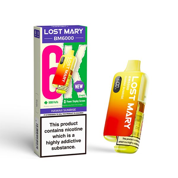 Lost Mary BM6000 Disposable Vape Kit | Hawaii Sunrise | Best4vapes