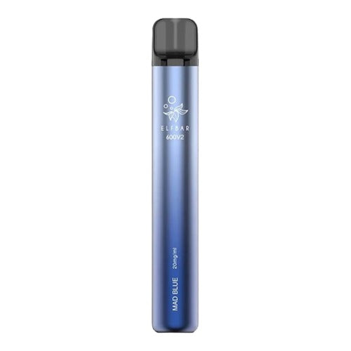 Elf Bar 600 V2 Disposable Vape | Mad Blue | Best4vapes