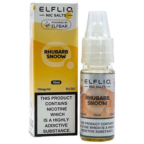 Rhubarb Snoow 10ml Nic Salt E-liquid by Elf Bar ELFLIQ | Best4vapes