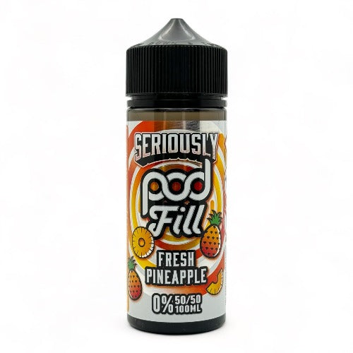 Fresh Pineapple 100ml Short Fill E-liquid by Seriously Pod Fill | Best4vapes