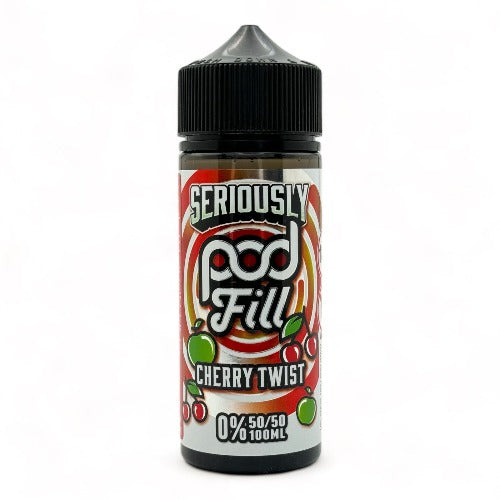 Cherry Twist 100ml Short Fill E-liquid by Seriously Pod Fill | Best4vapes