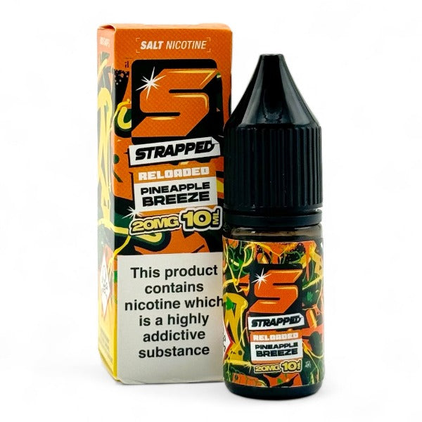 Pineapple Breeze 10ml Nic Salt E-liquid by Strapped Reloaded | Best4vapes