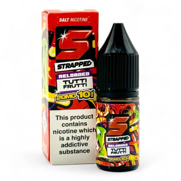 Tutti Frutti 10ml Nic Salt E-liquid by Strapped Reloaded | Best4vapes