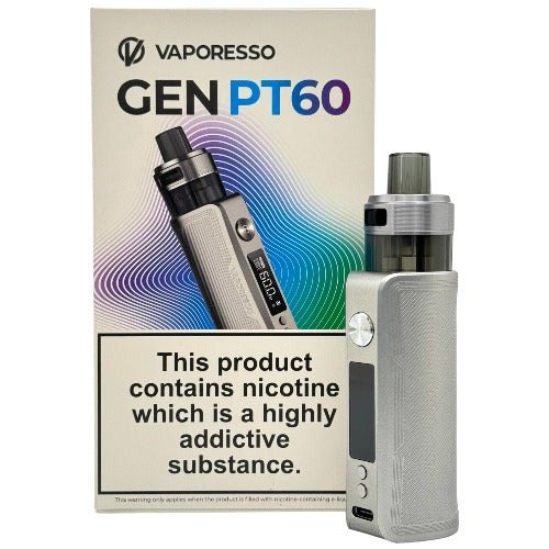 Vaporesso GEN PT60 Vape Kit | Light Silver | Best4vapes