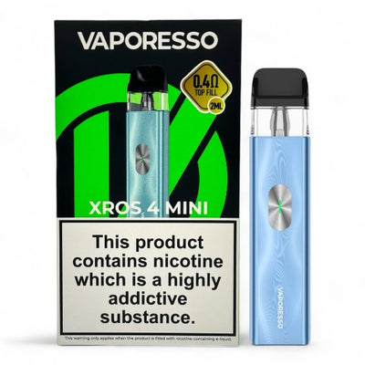 Vaporesso XROS 4 Mini Vape Kit | Ice Blue | Best4vapes