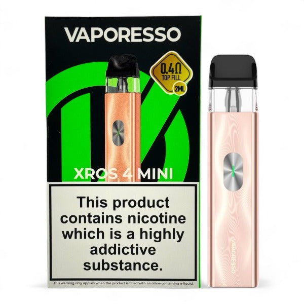 Vaporesso XROS 4 Mini Vape Kit | Champagne Gold | Best4vapes