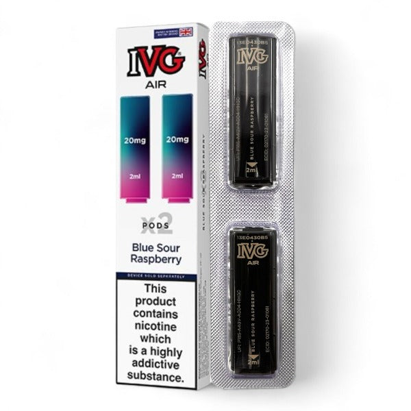 IVG Air Prefilled Replacement Pods | Blue Sour Raspberry | Best4vapes