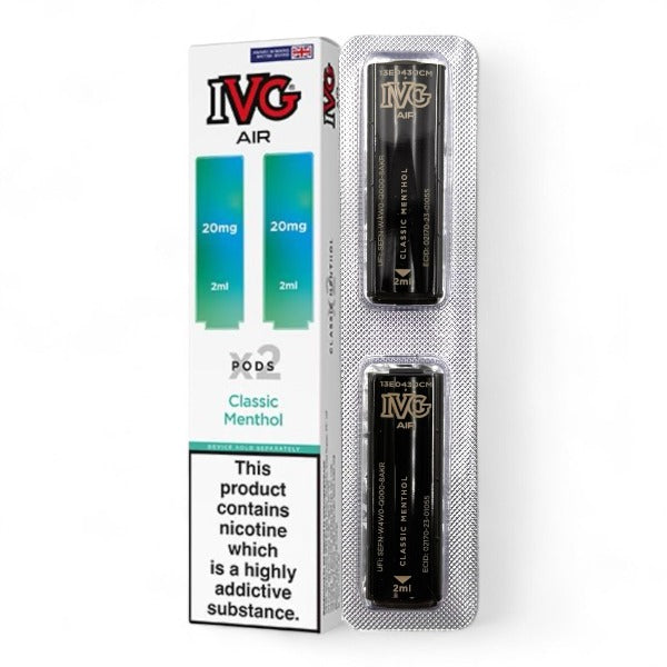 IVG Air Prefilled Replacement Pods | Classic Menthol | Best4vapes