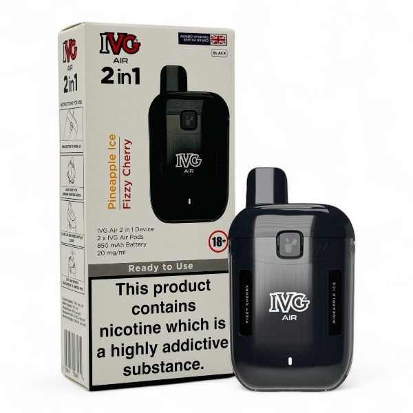 IVG Air 2 in 1 Pod Vape Kit | Black | Best4vapes