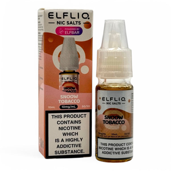 Snoow Tobacco 10ml Nic Salt E-liquid by Elf Bar ELFLIQ | Best4vapes