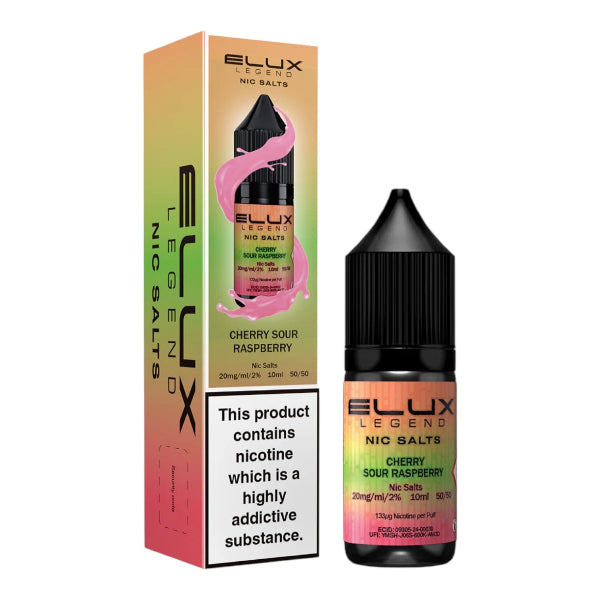 Cherry Sour Raspberry 10ml Nic Salt E-liquid by Elux Legend | Best4vapes