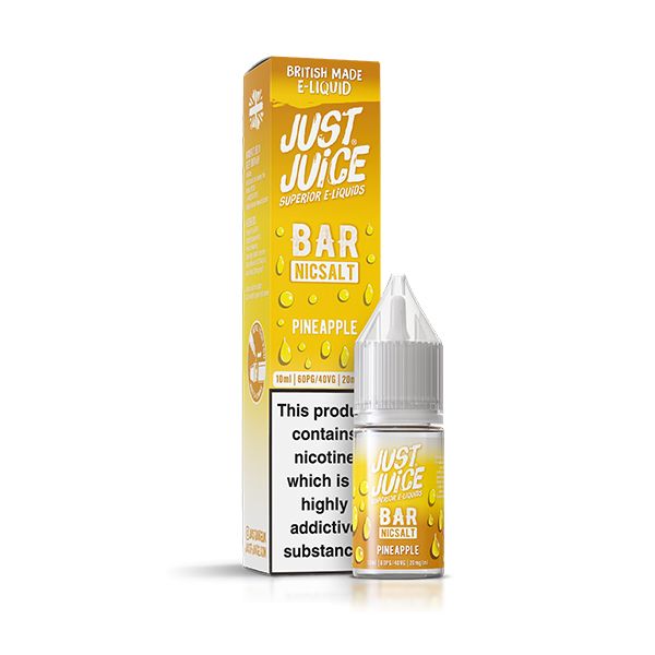 Pineapple 10ml Bar Nic Salt E-liquid by Just Juice | Best4vapes