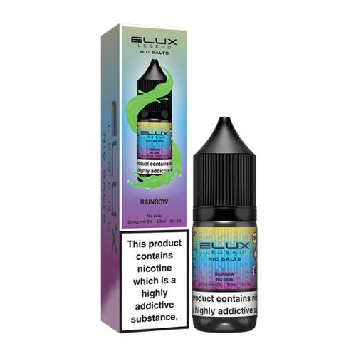 Rainbow 10ml Nic Salt E-liquid by Elux Legend | Best4vapes