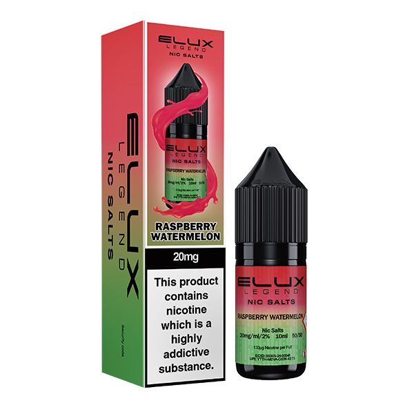 Raspberry Watermelon 10ml Nic Salt E-liquid by Elux Legend | Best4vapes