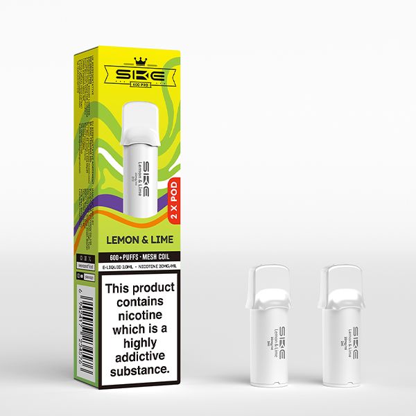 SKE 600 Pro Prefilled Pods | Lemon & Lime | Best4vapes