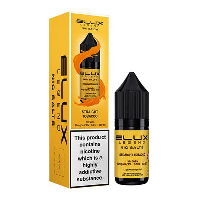Straight Tobacco 10ml Nic Salt E-liquid by Elux Legend | Best4vapes