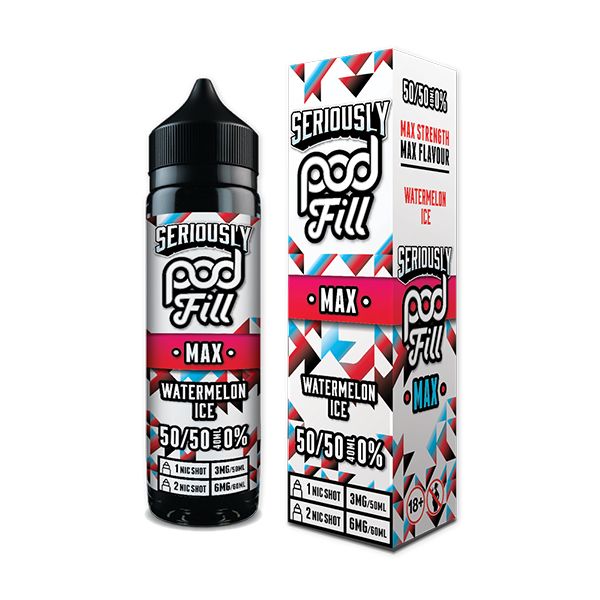 Watermelon Ice 40ml Short Fill E-liquid by Seriously Pod Fill Max | Best4vapes