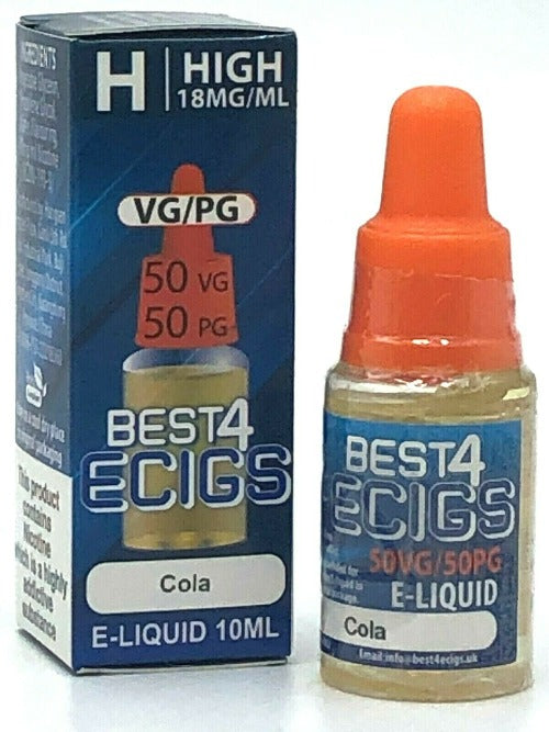 Cola E-Liquid by Best4ecigs (10ml) - Best4vapes