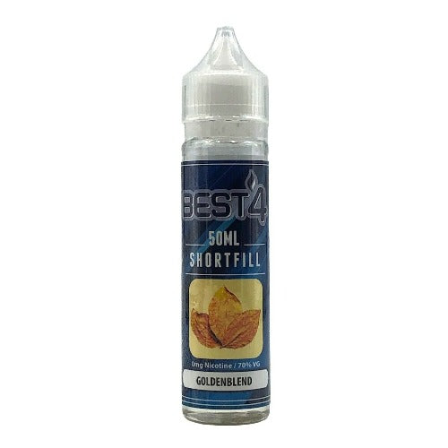 GoldenBlend Short Fill E-liquid by Best4ecigs | 50ml | Best4vapes