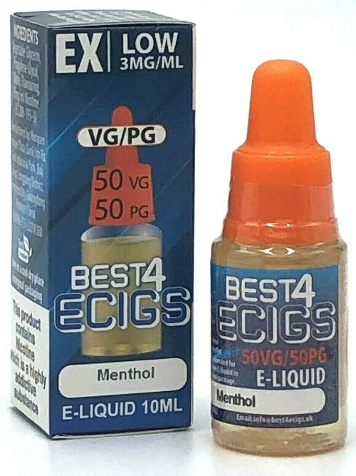 Menthol E-Liquid by Best4ecigs (10ml) - Best4vapes