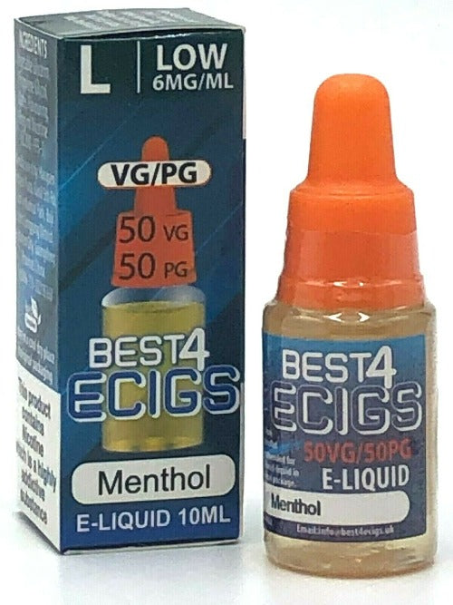 Menthol E-Liquid by Best4ecigs (10ml) - Best4vapes