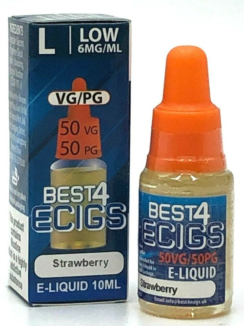 Strawberry E-Liquid by Best4ecigs (10ml) - Best4vapes